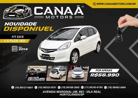 HONDA FIT 1.5 EX 16V FLEX 4P AUTOMÁTICO